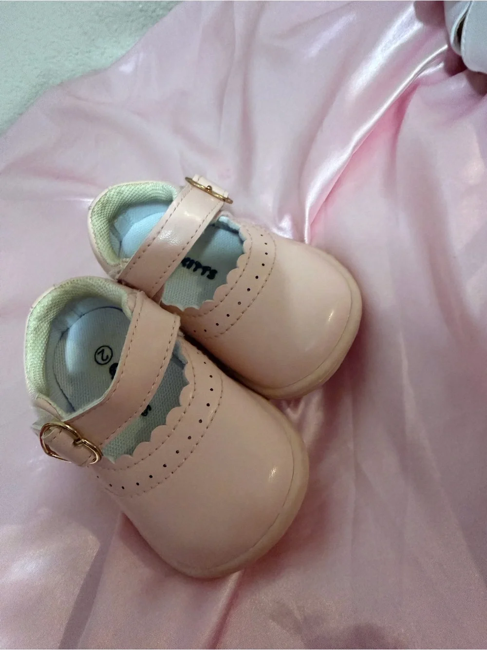 Baby Girls Pink Mary Jane Shoes